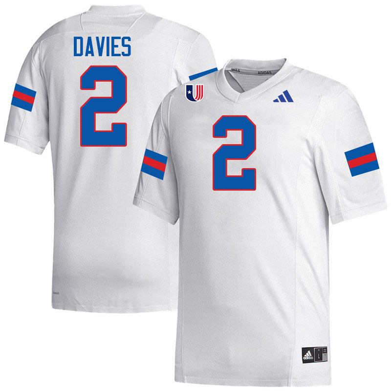 West Georgia Wolves #2 Festus Davies College Football Jerseys,Uniforms-White West Georgia Wolves #2 Festus Davies College Football Jerseys,Uniforms-White